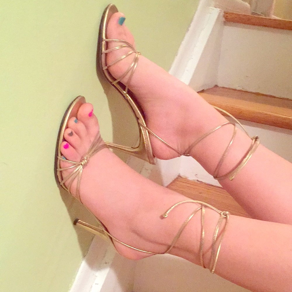 Dolce & Gabbana Gold Sandals